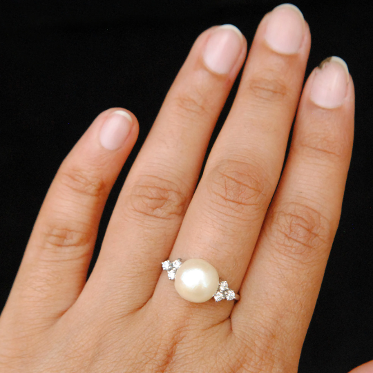Irene antique three stone diamond engagement ring – The Vintage Ring Company